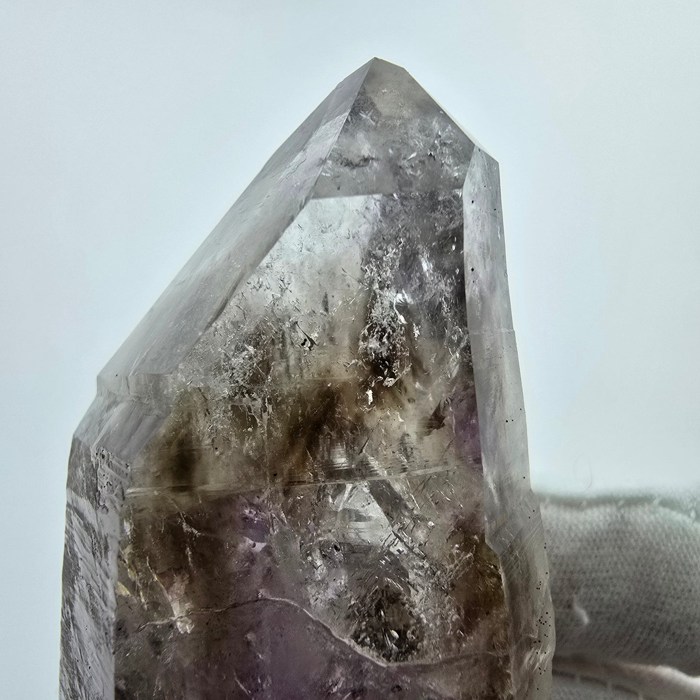 Großer Enhydro Phantom Amethyst 1 Blase Streep Mine Goboboseb Namibia 76*37*31mm