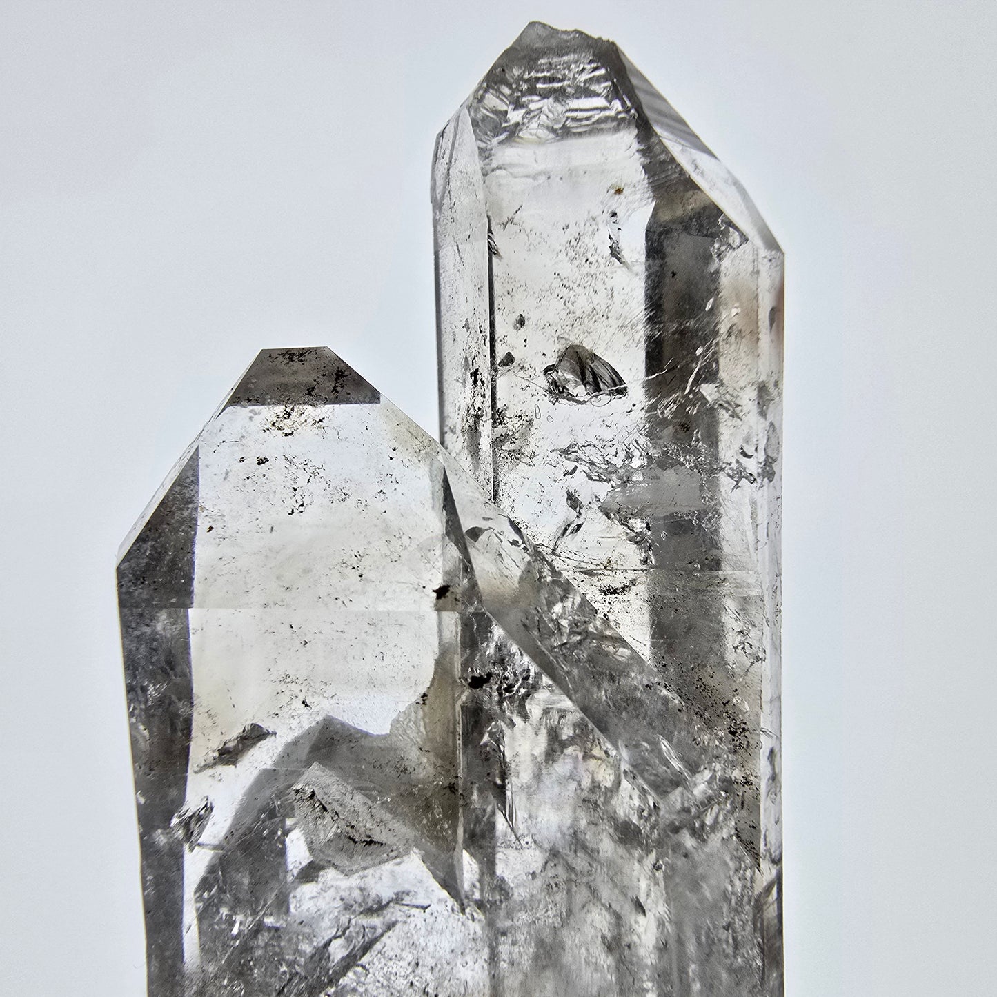 Lemurian Phantom Smoky Quartz Scepter Valentine Pocket, Namibia 50*26*15mm