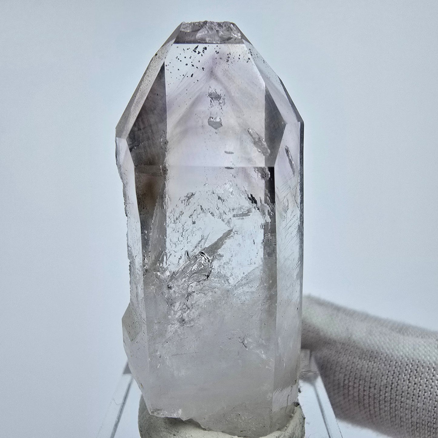 Enhydro Phantom Amethyst 1x Blase Streep Mine Goboboseb Namibia 47*18*14mm
