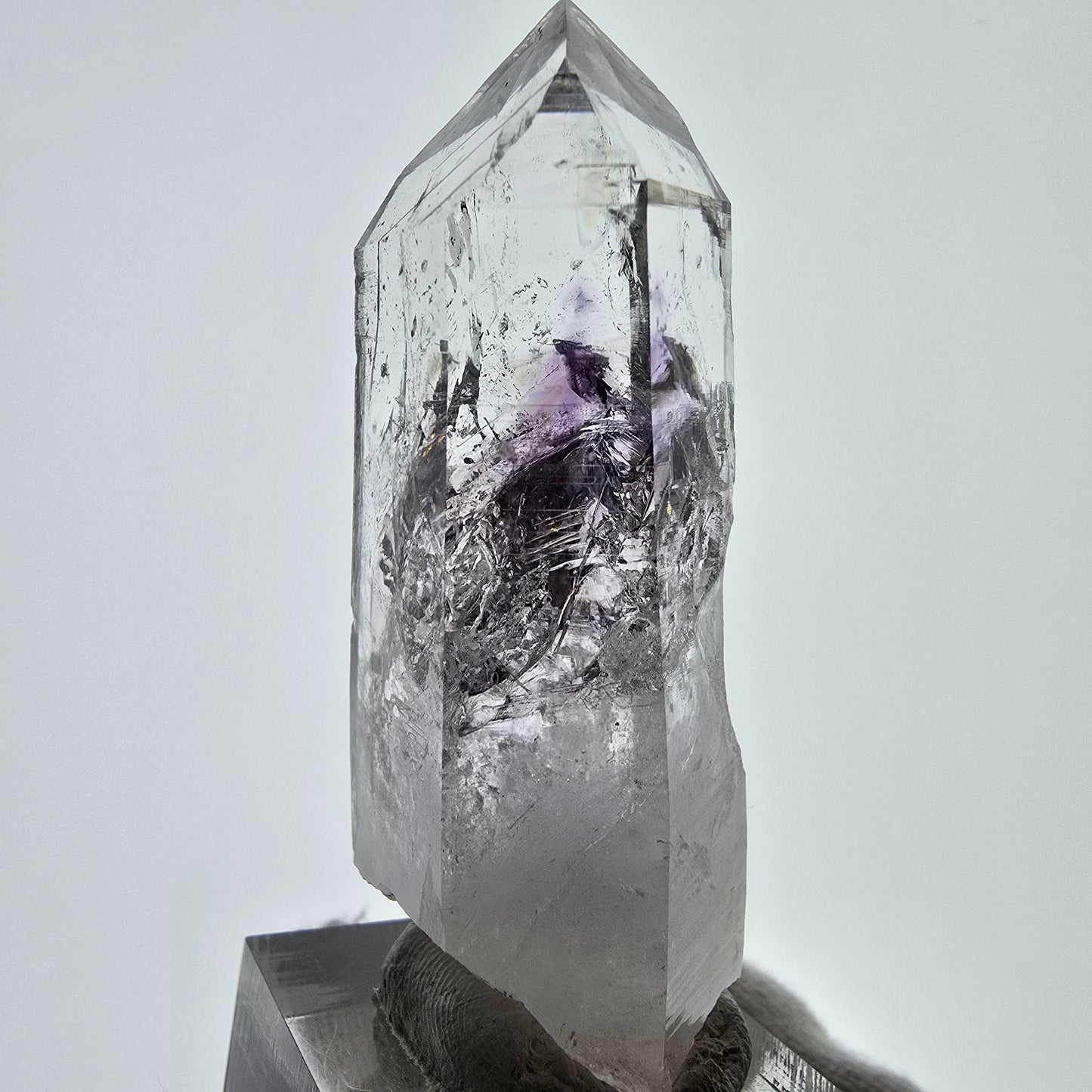 Mine d'améthyste fantôme transparente Point Streep, Goboboseb, Namibie, 63 x 26 x 20 mm