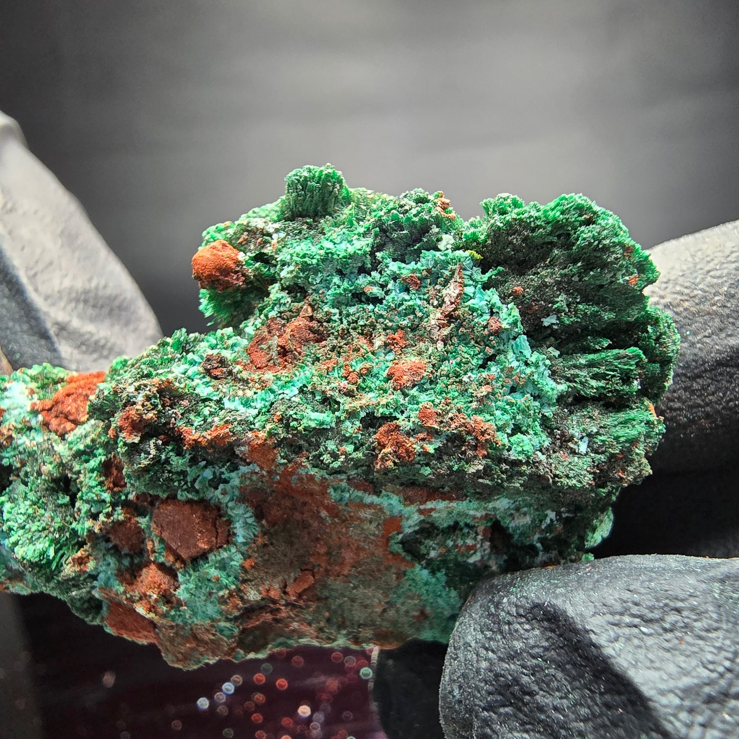 Seltene Malachit auf Matrix Stufe grün Kaokoveld, Namibia 43*33*16mm Sammlung