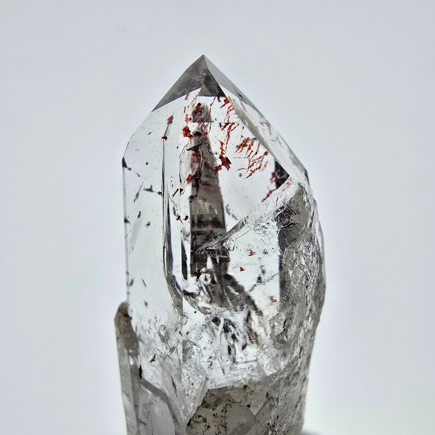 Quartz fumé Harlequin Phantom, mine Point Streep, Goboboseb, Namibie, 44 x 17 x 12 mm