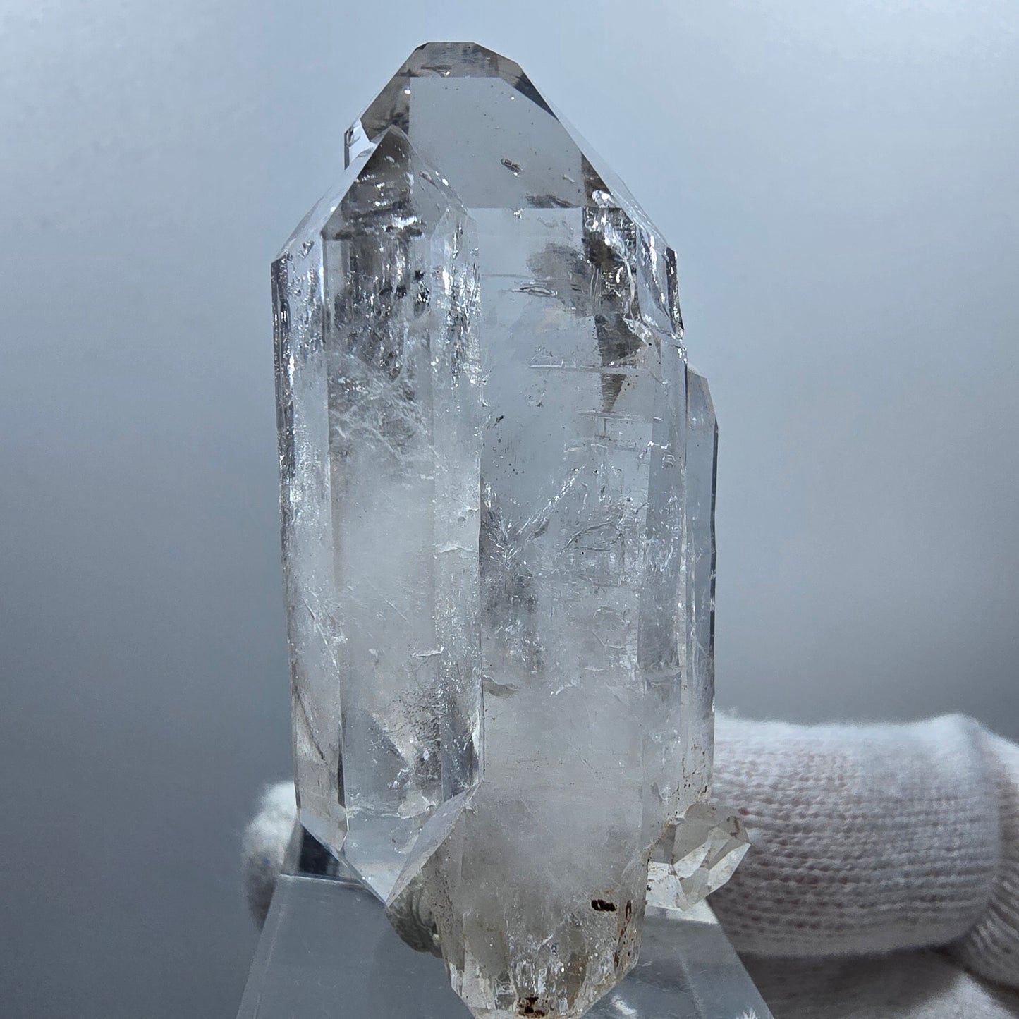 Lemurian Phantom Smoky Quartz DT Scepter Stage Valentine Pocket Goboboseb Namibie 55*24*21mm
