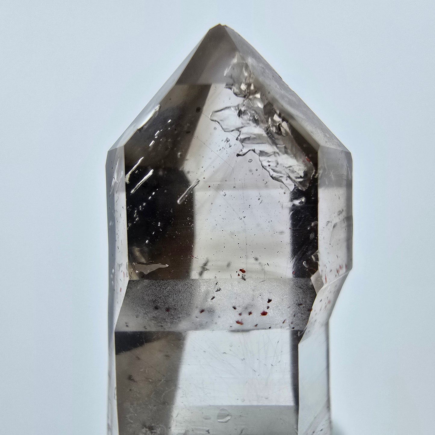 Klare Phantom Rauchquarz Zepter Spitze Goboboseb, Namibia 39*20*12mm