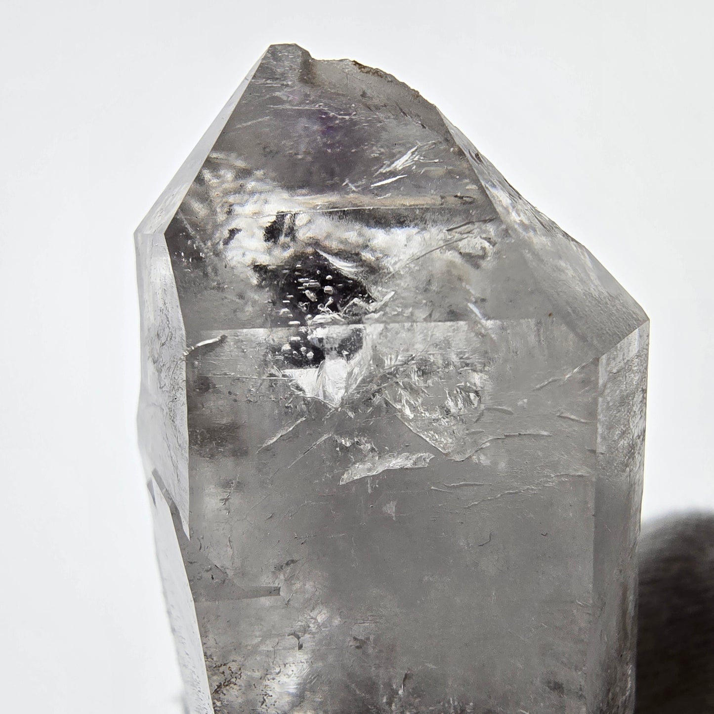 Skeleton Phantom Amethyst Scepter, UV Calcite Valentine Pocket, Namibia 60*30*23mm