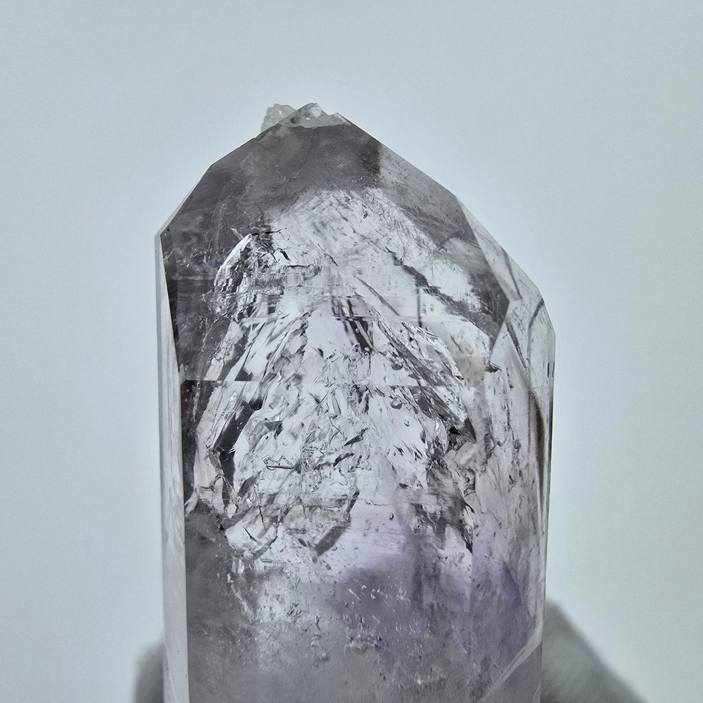 Enhydro Phantom Amethyst 2x Blase Streep Mine Goboboseb Namibia 43*18*14mm