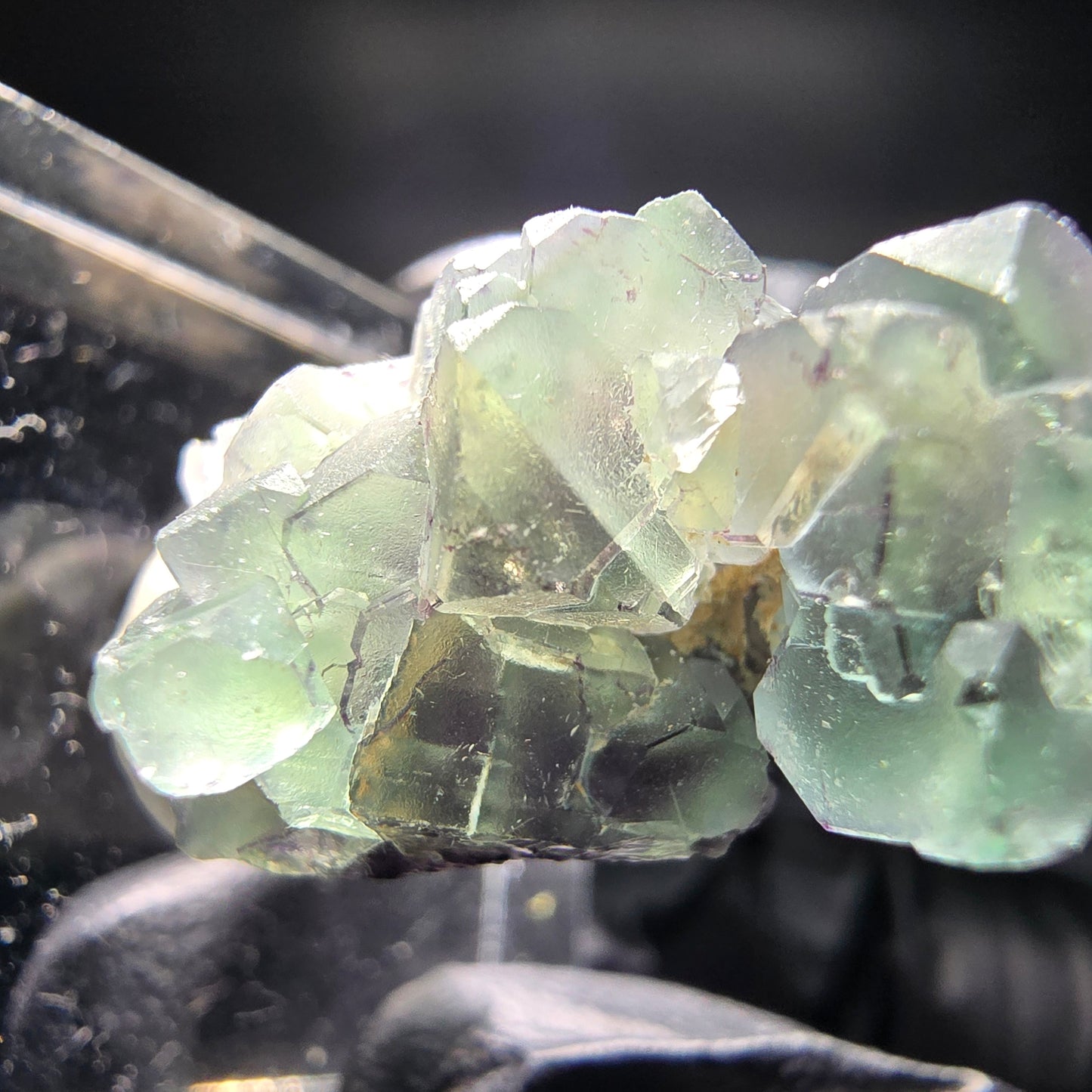 Fluorite Zonare, muscovite, stade orthoclase Erongo, namibie, Collection 26*17*14mm