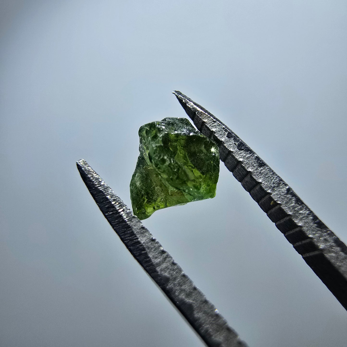 Cristal de tourmaline verdélite rare, vert Minas Gerais, Brésil #7992