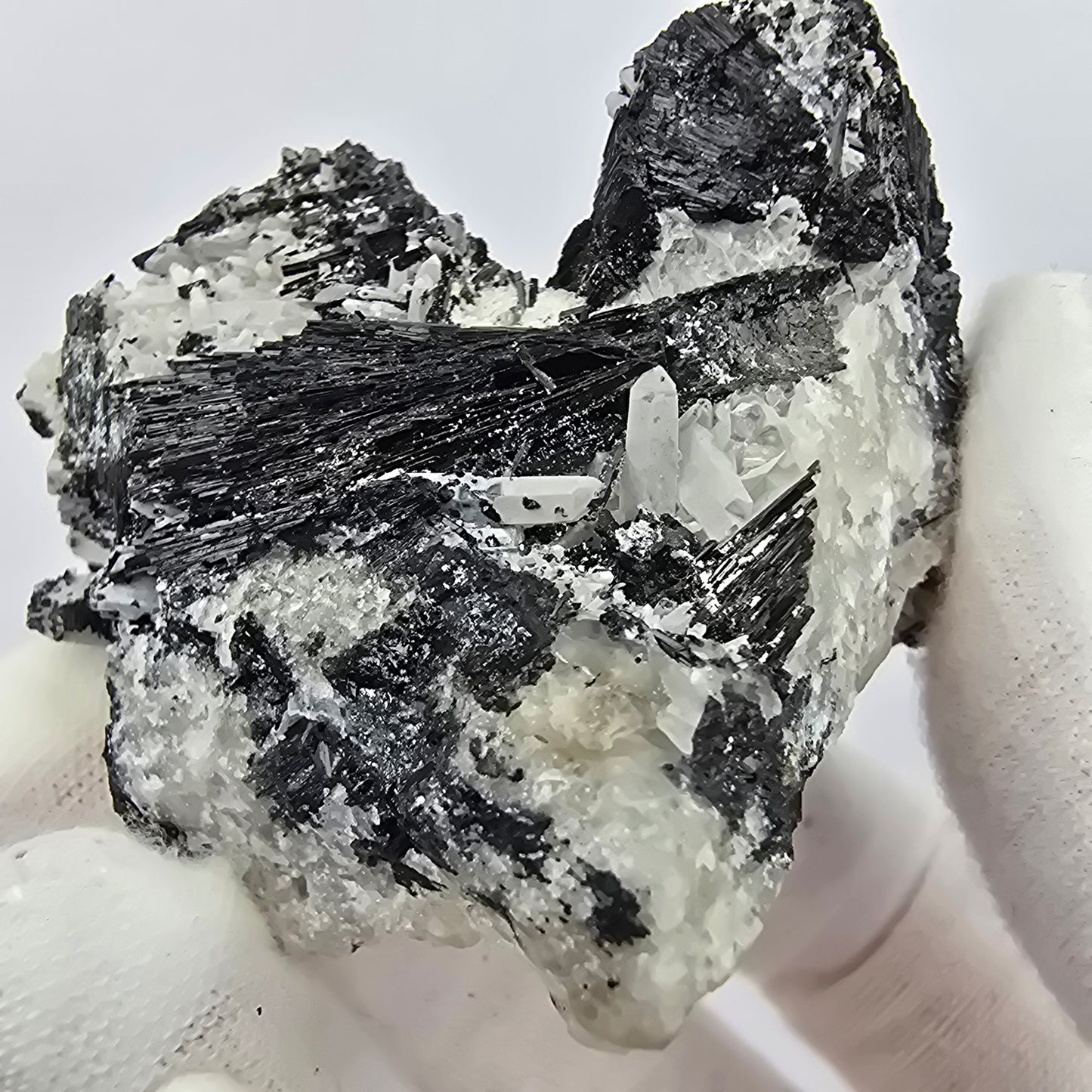 Seltene Schörl Turmalin, Rauchquarz Stufe Erongo, Namibia 57*50*35mm Sammlung