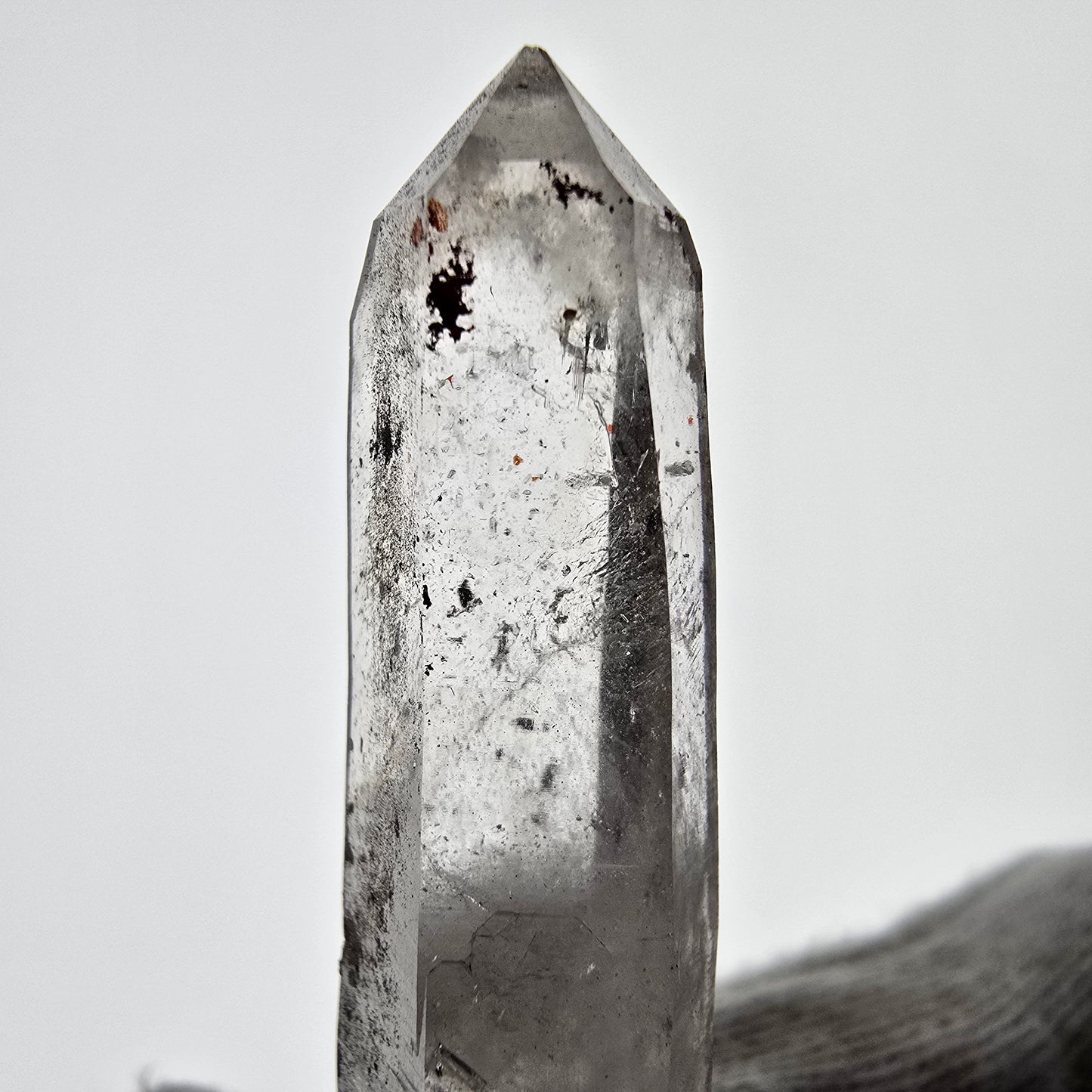 Skeleton Phantom Smoky Quartz DT Scepter Valentine Pocket, Namibia 53*13*9mm