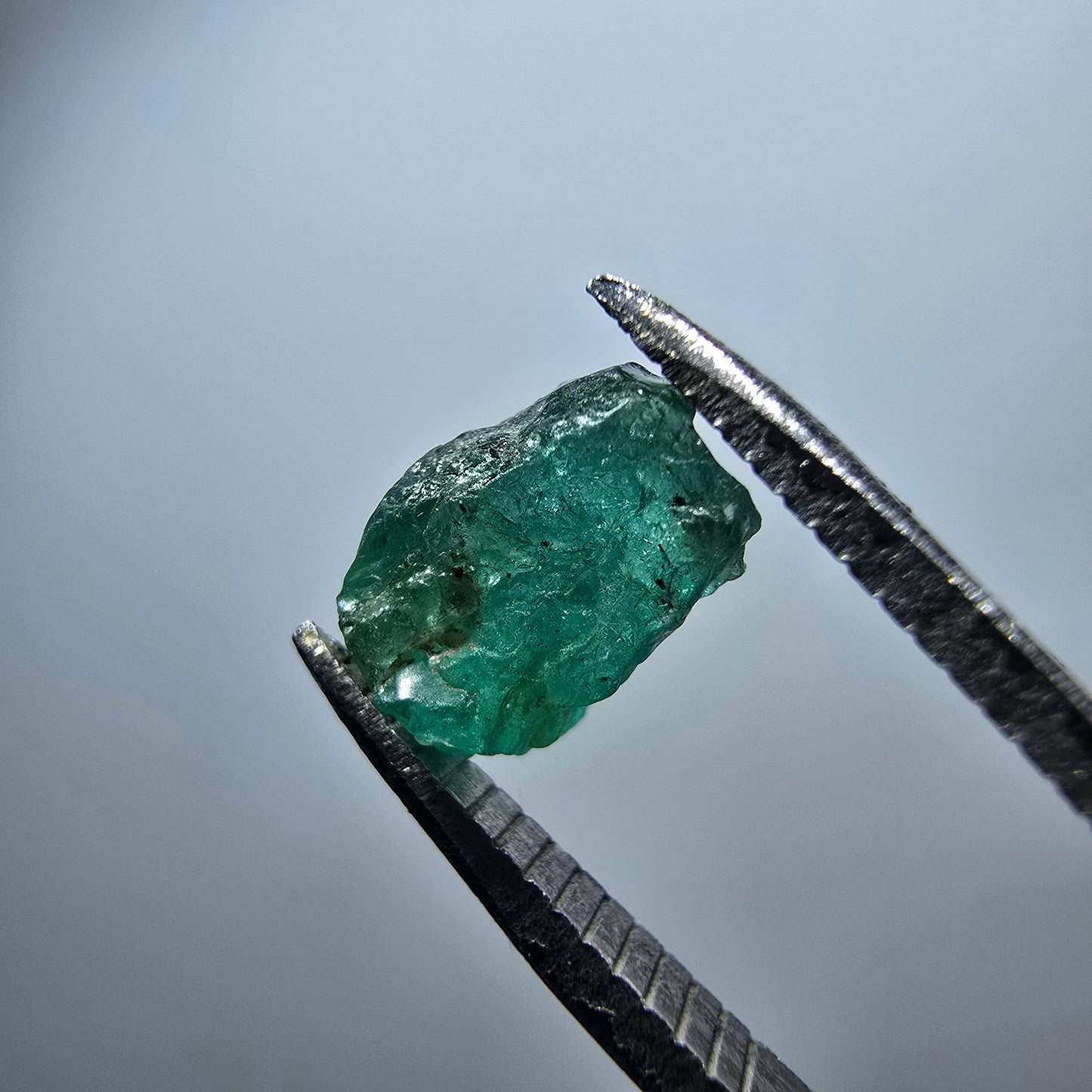 Cristal d'émeraude rare, vert Colombie #7958