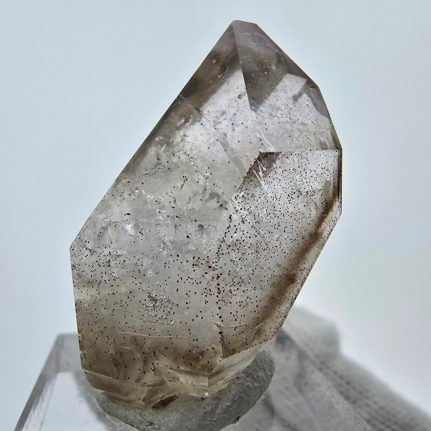 Klarer Phantom Rauchquarz DT Zepter Kristall Goboboseb, Namibia 38*25*18mm
