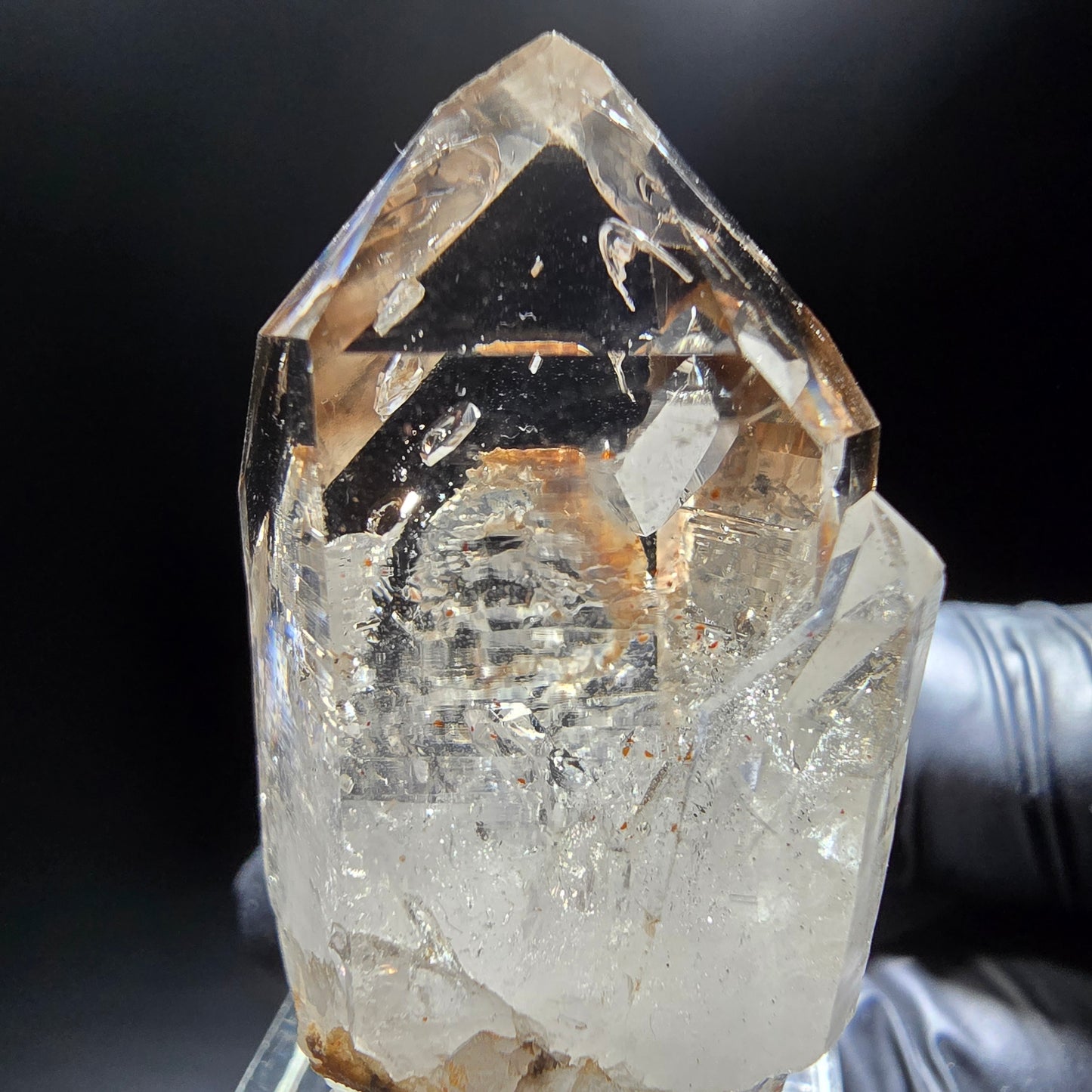 Phantom Rauchquarz Doppelender Stufe Goboboseb, Namibia 47*25*20mm Sammlung