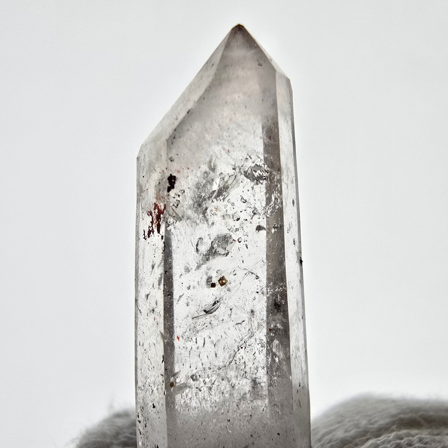 Lemurian Phantom Smoky Quartz DT Scepter Valentine Pocket, Namibia 57*12*9mm