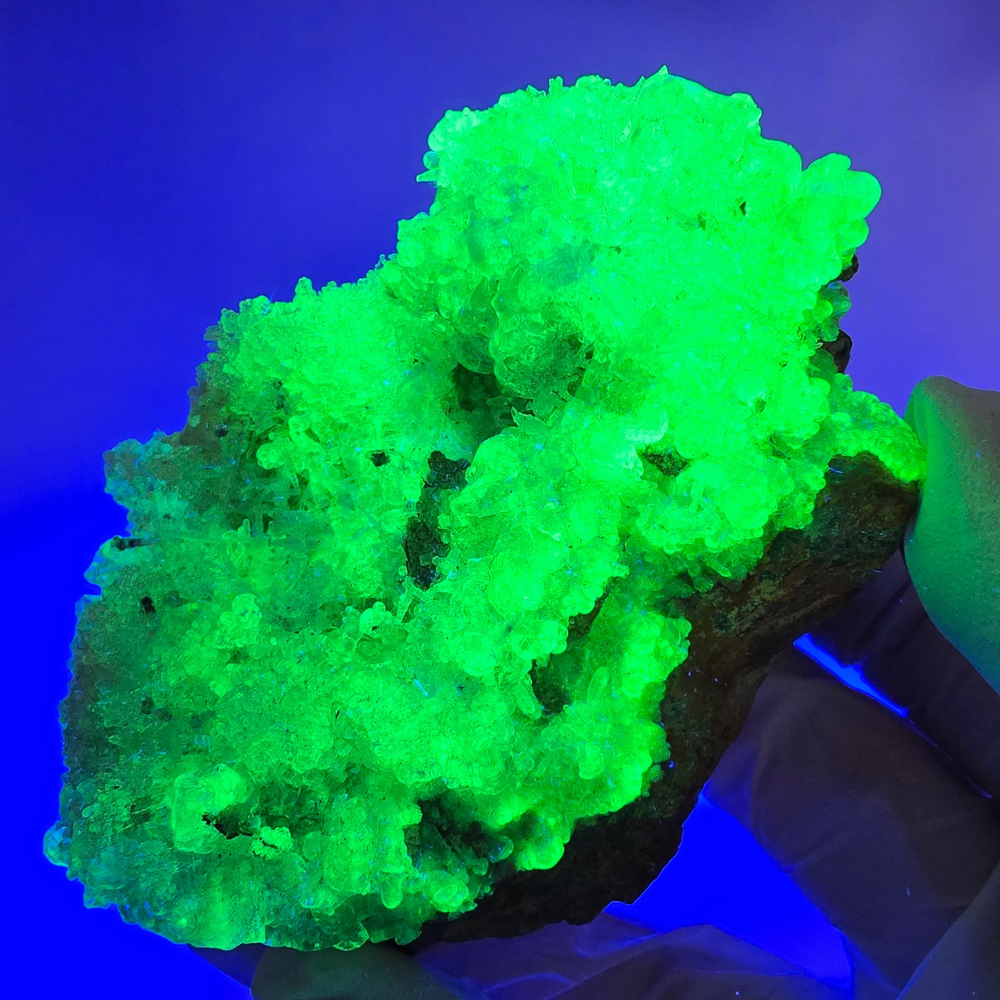 Seltene Hyalit Opal, Orthoklas, Schörl Turmalin Stufe Erongo, Namibia 83*56*53mm