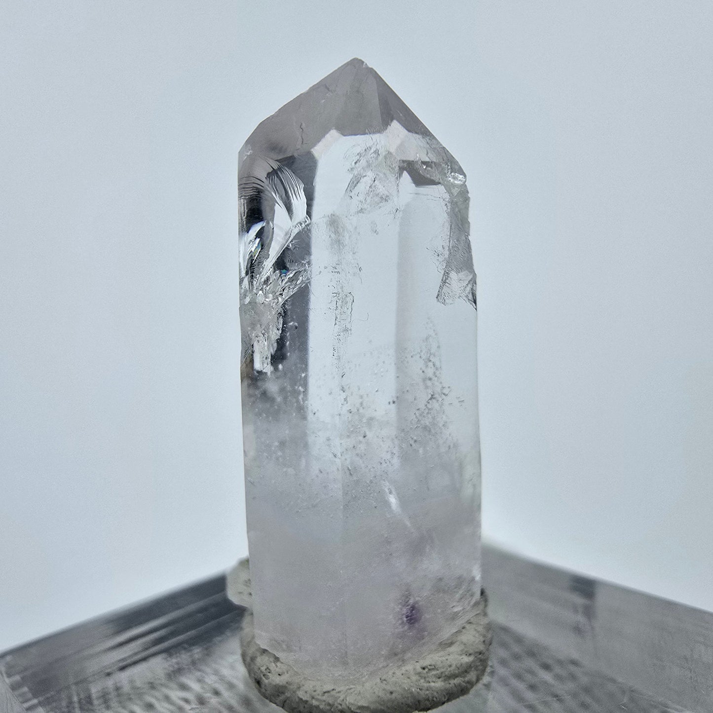 Klare Phantom Amethyst Spitze Streep Mine, Goboboseb, Namibia 28*13*10mm