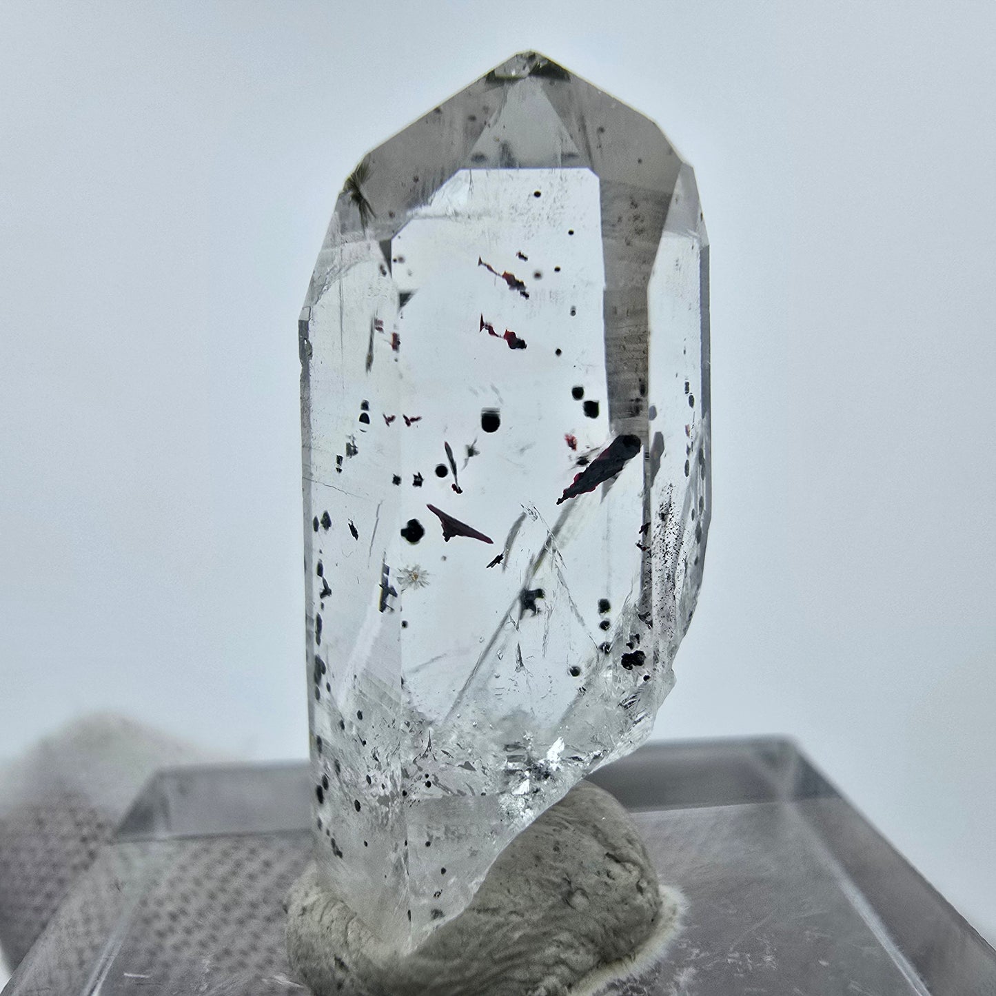 Harlekin Phantom Quarz Kristall Streep Mine Goboboseb Namibia 27*12*10mm