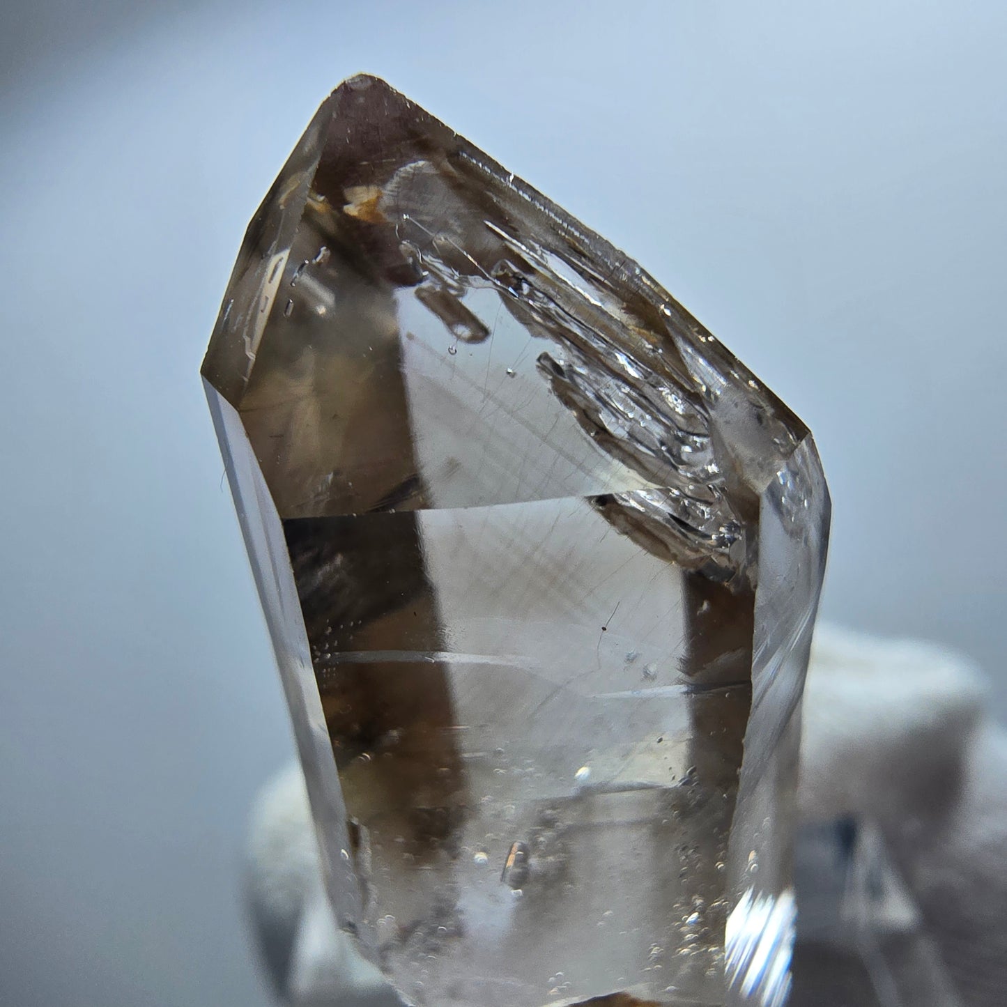 Clear Phantom Smoky Quartz Scepter Point Goboboseb, Namibia 38*13*11mm
