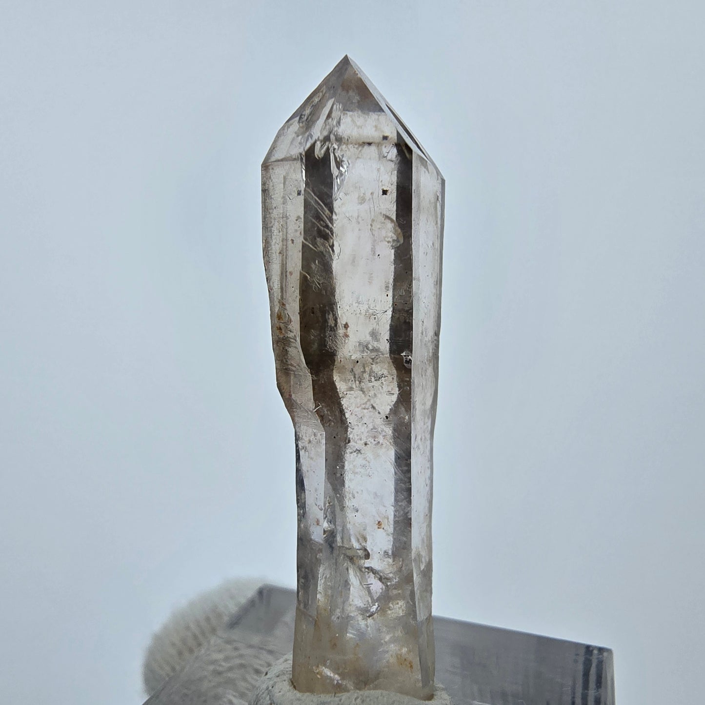 Klarer Phantom Rauchquarz Zepter Kristall Goboboseb, Namibia 41*13*8mm