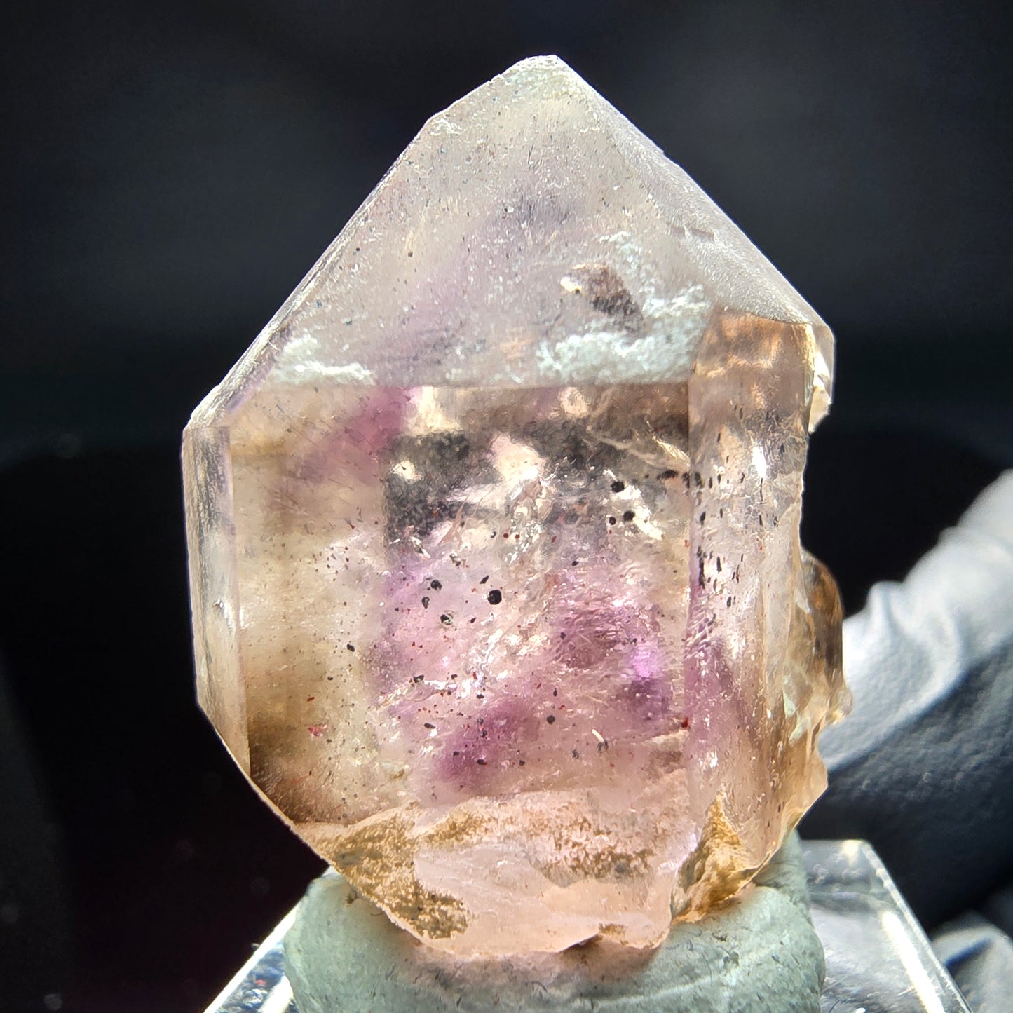 Klare Phantom Amethyst Fensterquarz Formation Brandberg, Namibia 36*26*20mm