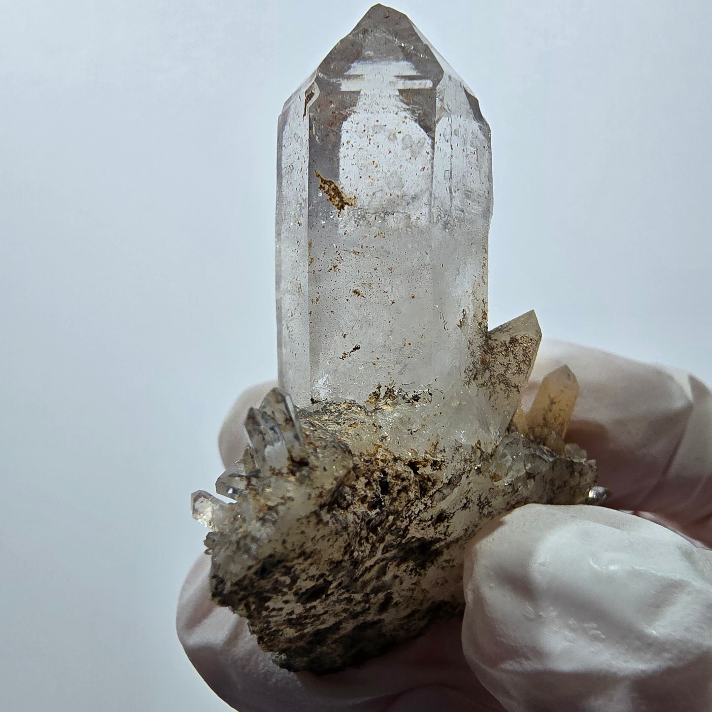 Amas de quartz dendrite rare à double terminaison, Goboboseb, Namibie, 52 x 40 x 17 mm