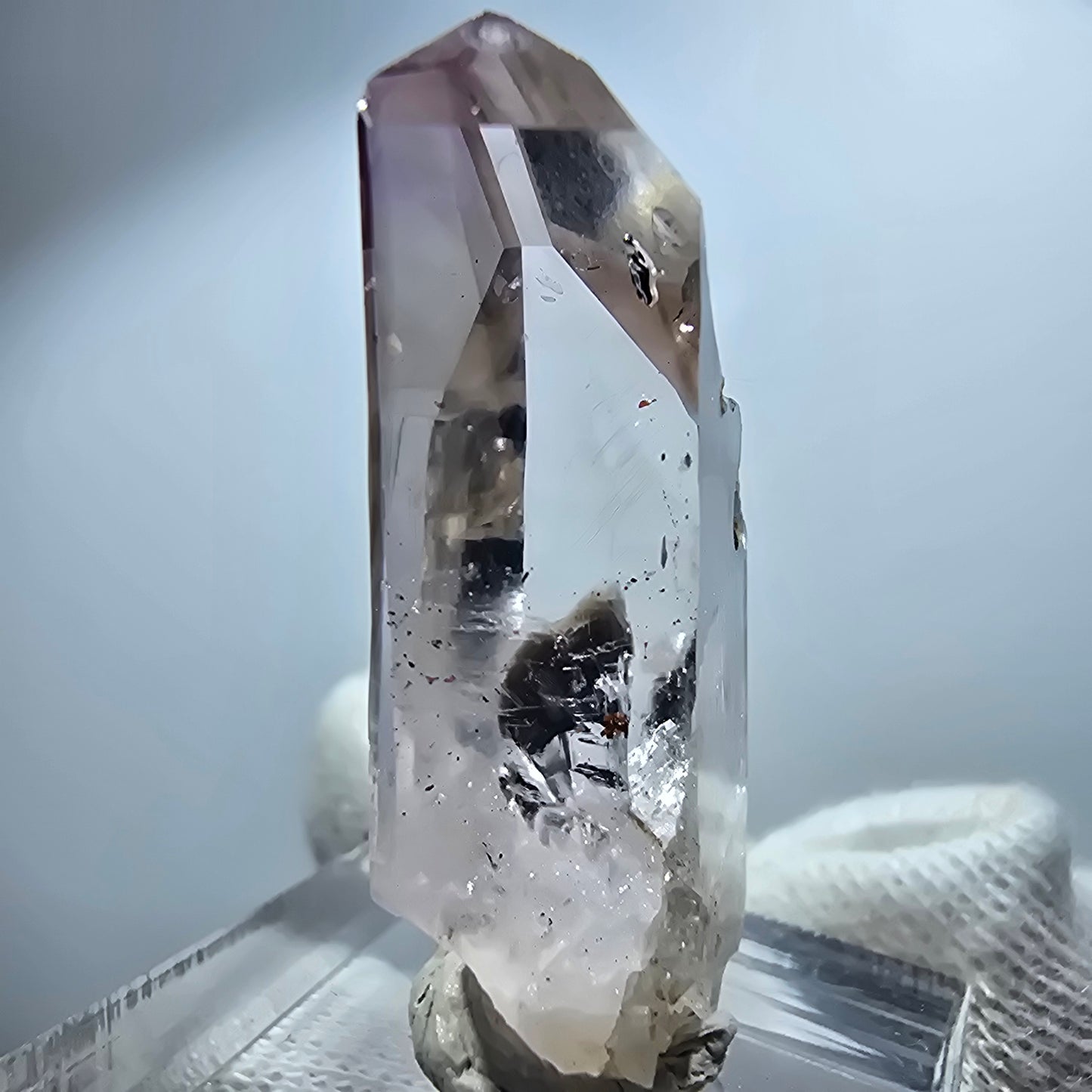 Klare Phantom Amethyst Zepter Spitze Goboboseb, Namibia 38*16*11mm