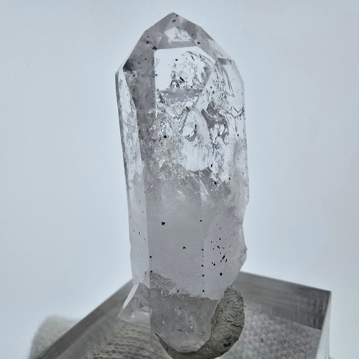 Enhydro Hämatit Quarz, 1x Blase Streep Mine, Goboboseb, Namibia 39*16*12mm