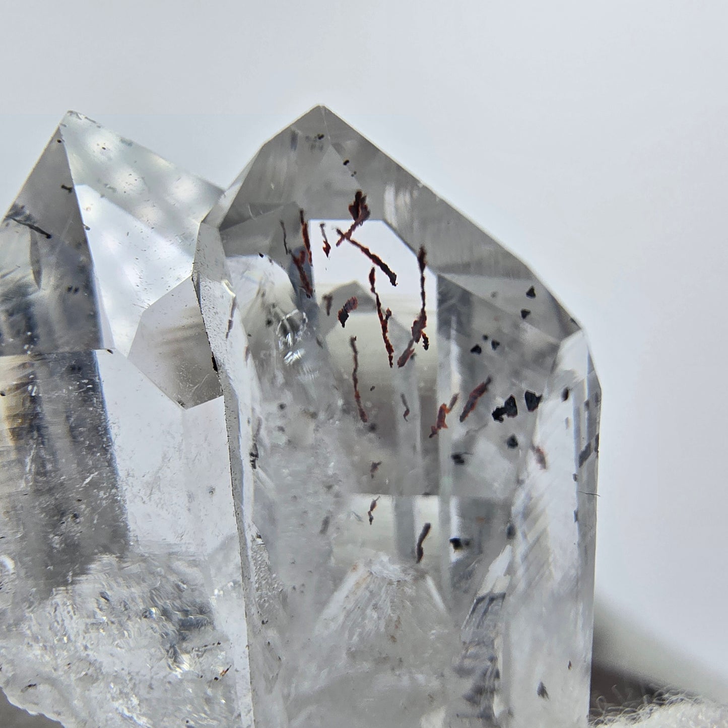 Harlekin Phantom Quarz Kristall Streep Mine Goboboseb Namibia 30*21*14mm