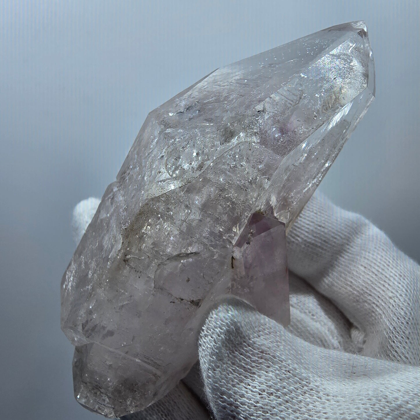 Phantom Amethyst Skeleton DT Scepter Valentine Pocket Goboboseb Namibia 91*41*30mm