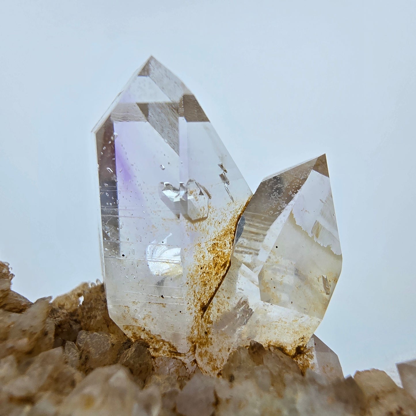 Phantom Amethyst Zepter auf Matrix Goboboseb, Namibia 59*36*20mm Sammlung