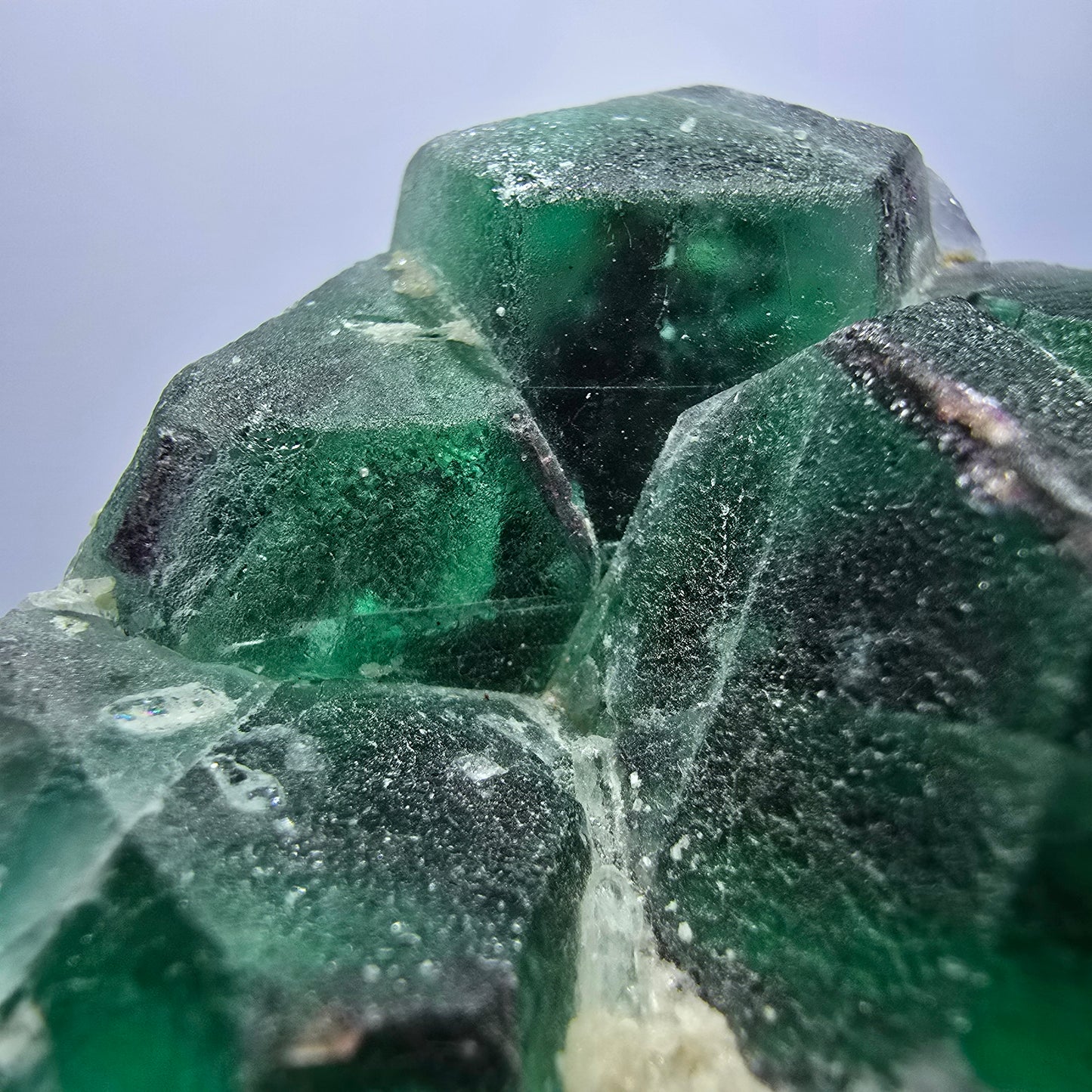 Rare Phantom Fluorite zonal, Schorl Tourmaline Hyalite Erongo, Namibia 79*70*56mm