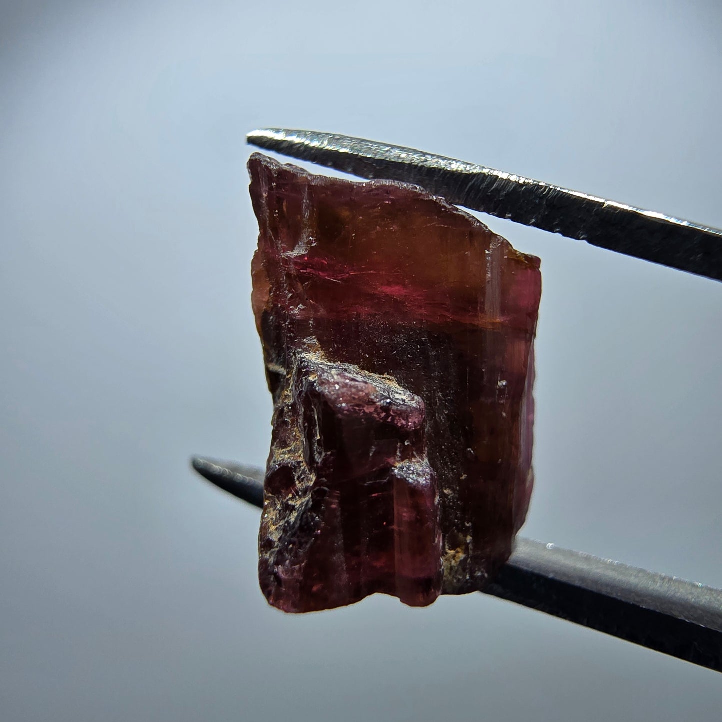 Seltener Rubellit Turmalin Kristall, rosa Minas Gerais, Brasilien 14*11*8mm