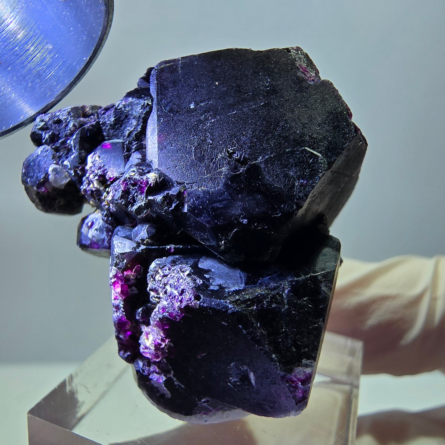 Rare Fluorite Cube Specimen, green purple Okorusu, Namibia 38*33*23mm