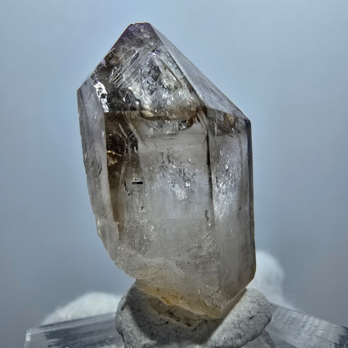 Klare Phantom Rauchquarz DT Zepter Spitze Goboboseb, Namibia 30*16*13mm