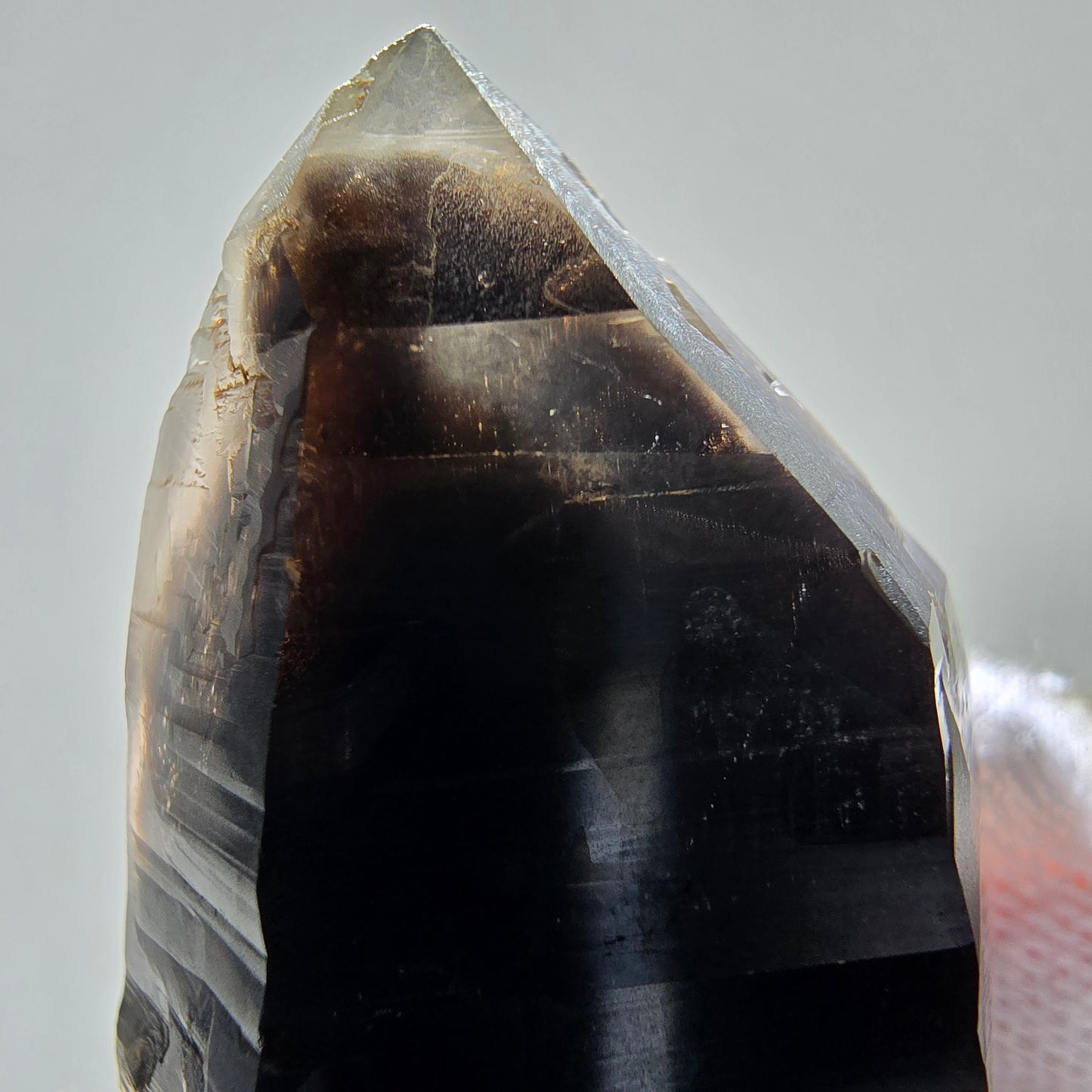 Skeleton Phantom Smoky Quartz DT Scepter Valentine Pocket, Namibia 50*29*20mm