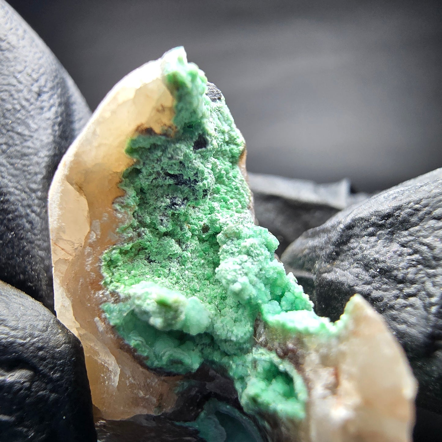 Seltene Shattuckit blau, Malachit Stufe Kaokoveld, Namibia 34*27*21mm Sammlung