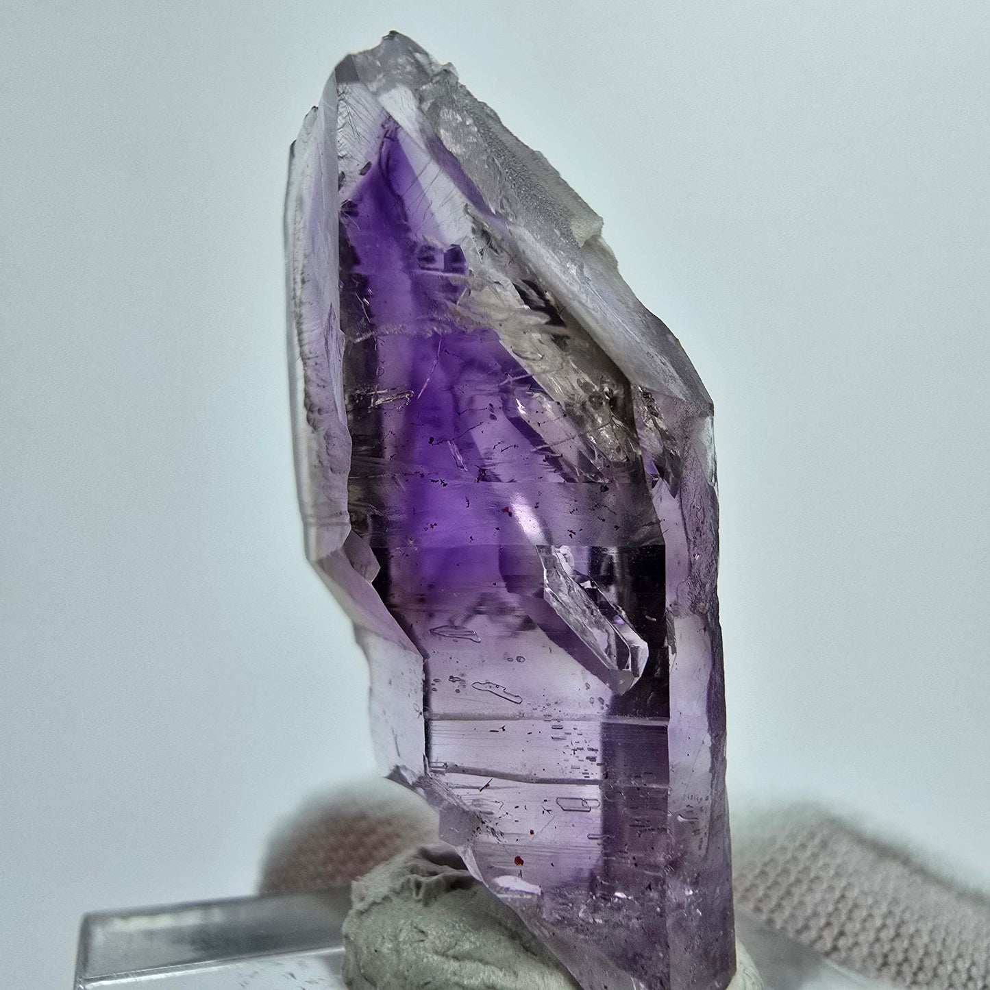 Phantom Amethyst Fenster Zepter Kristall Goboboseb, Namibia 37*16*16mm Sammlung