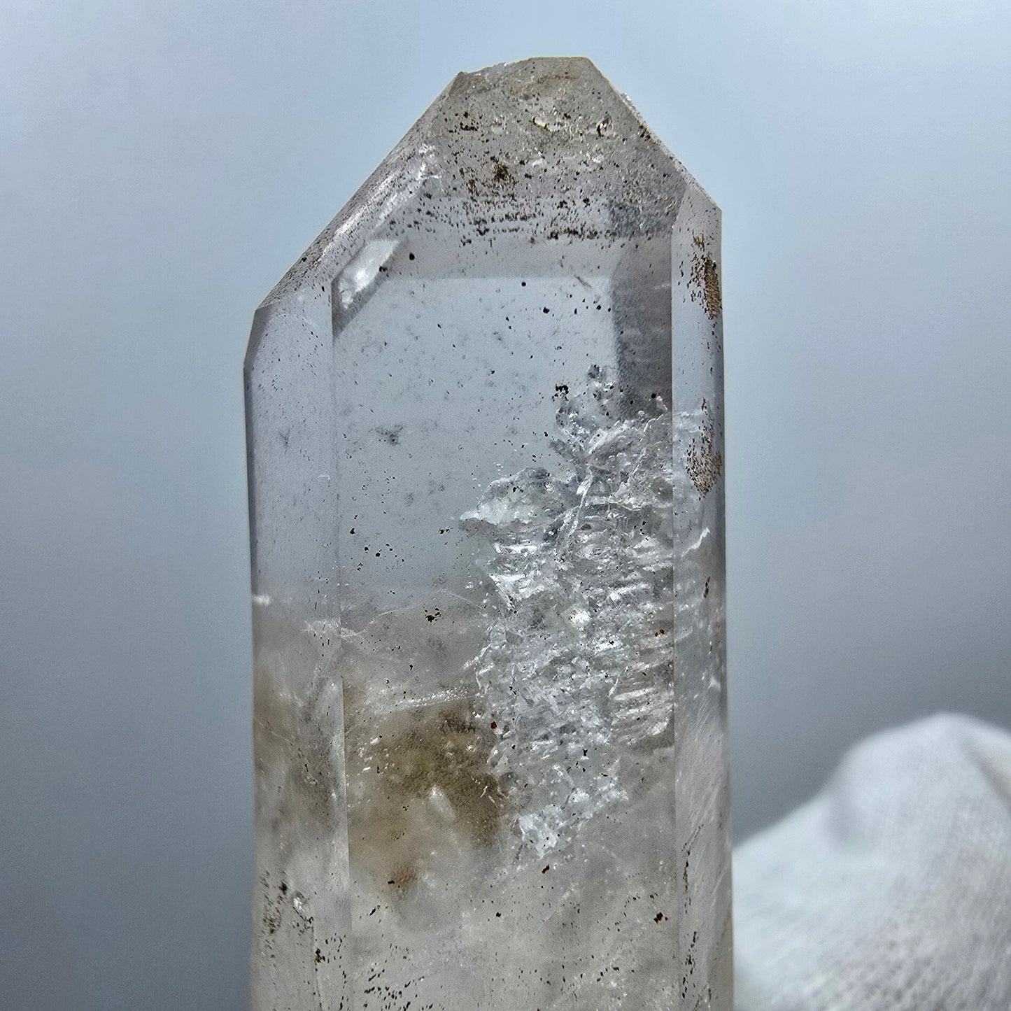 Phantom Skeleton Smoky Quartz DT Scepter Valentine Pocket Goboboseb Namibia 56*20*15mm