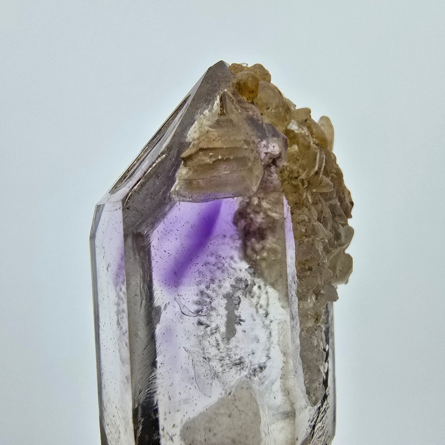 Phantom Amethyst, Fenster Zepter Quarz Goboboseb, Namibia 42*20*17mm, Sammlung
