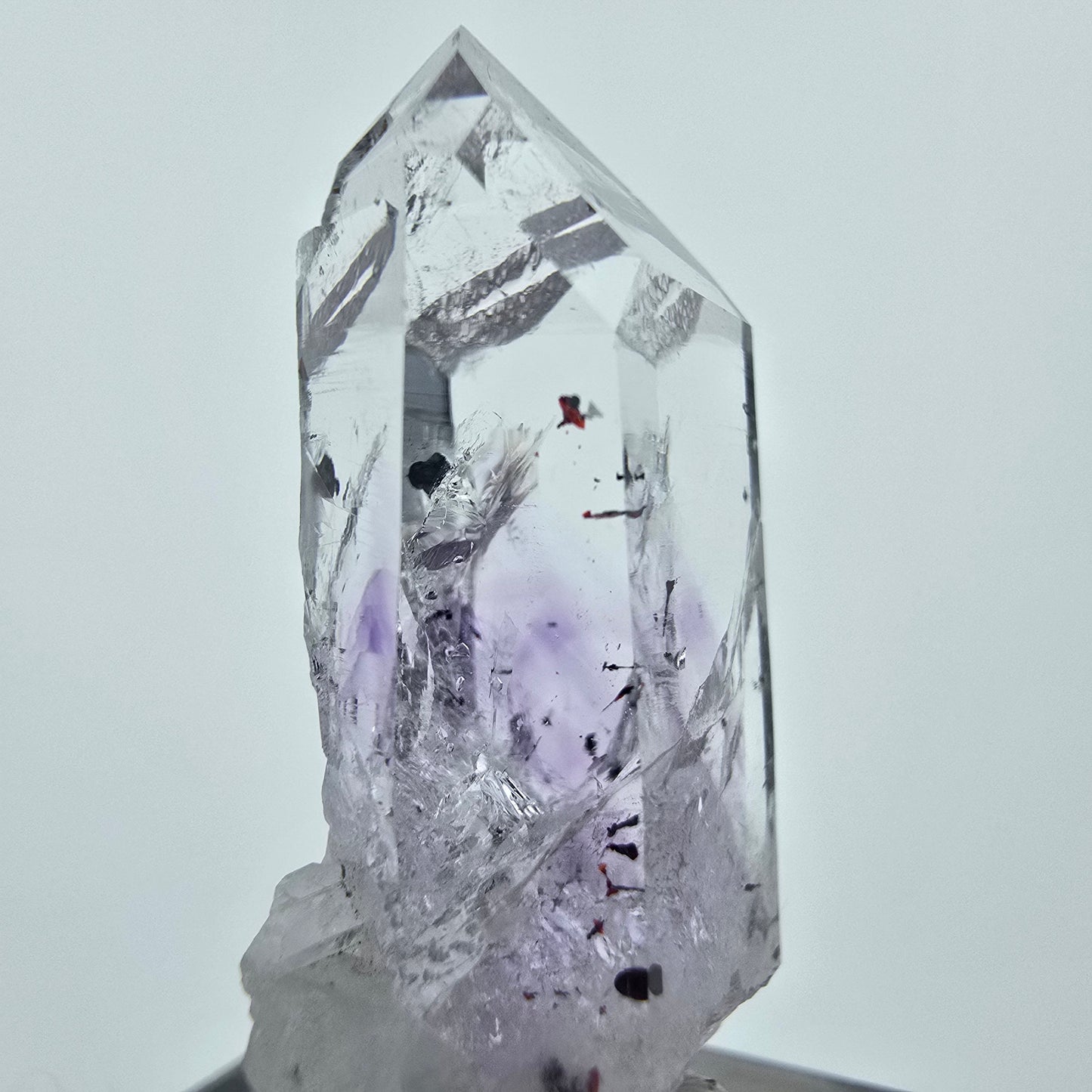 Klarer Harlekin Phantom Amethyst Streep Mine Goboboseb Namibia 36*16*10mm