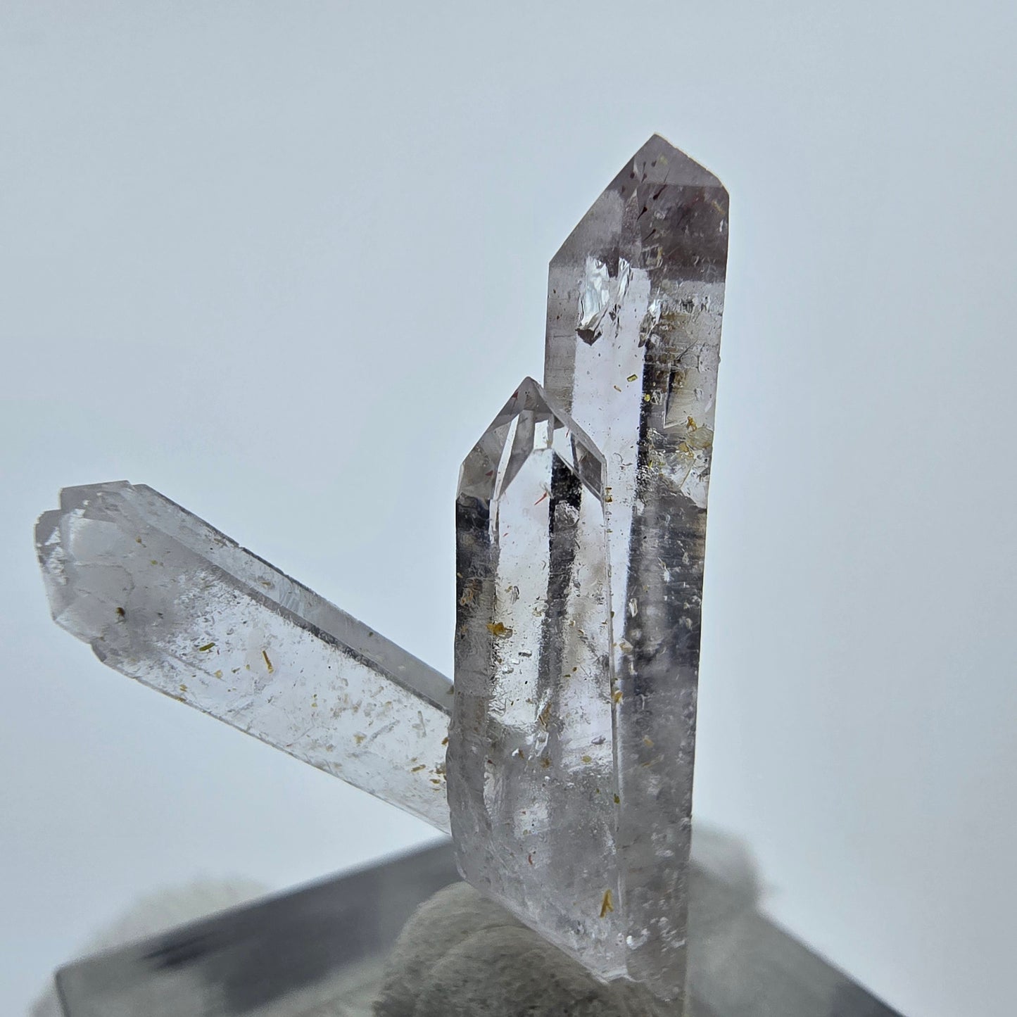 Klare Phantom Rauchquarz DT Zepter Stufe Goboboseb, Namibia 33*21*9mm