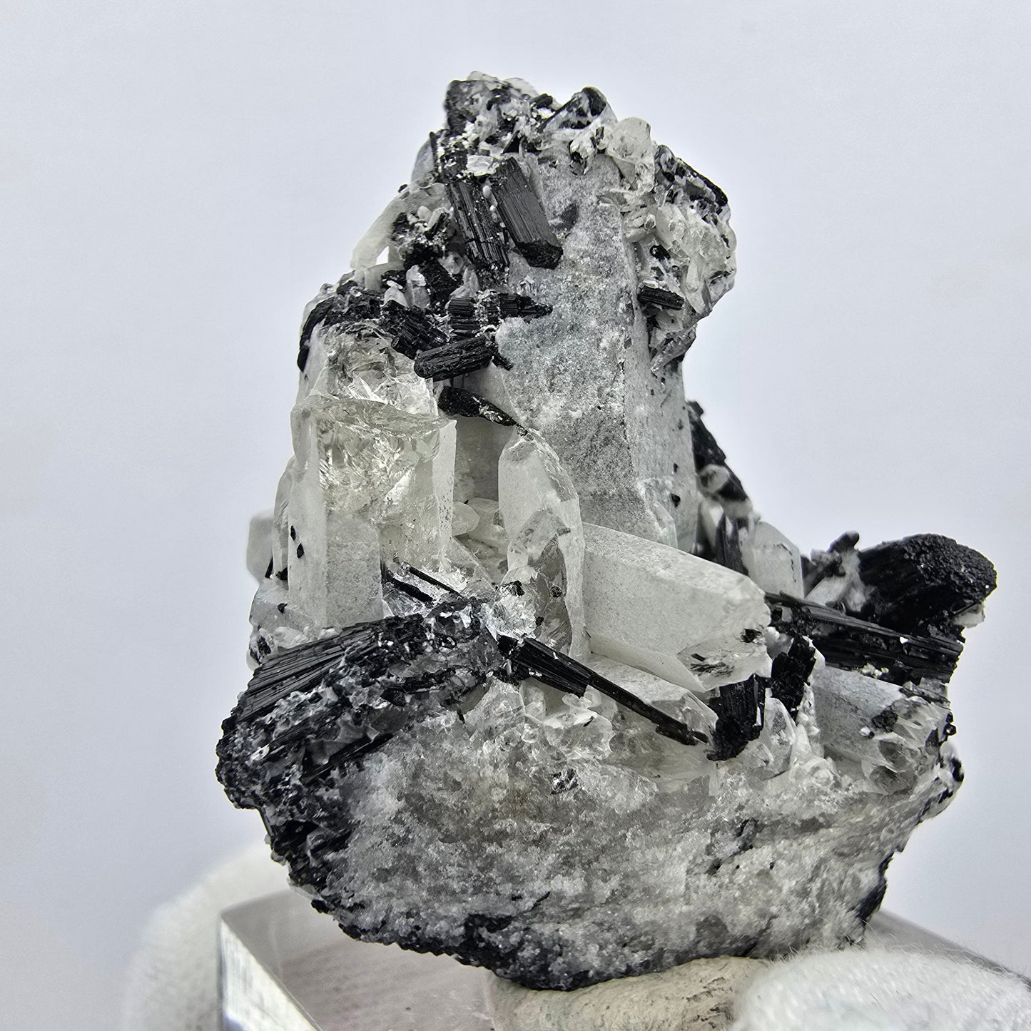 Seltene Schörl Turmalin, Rauchquarz Stufe Erongo, Namibia 44*30*27mm Sammlung