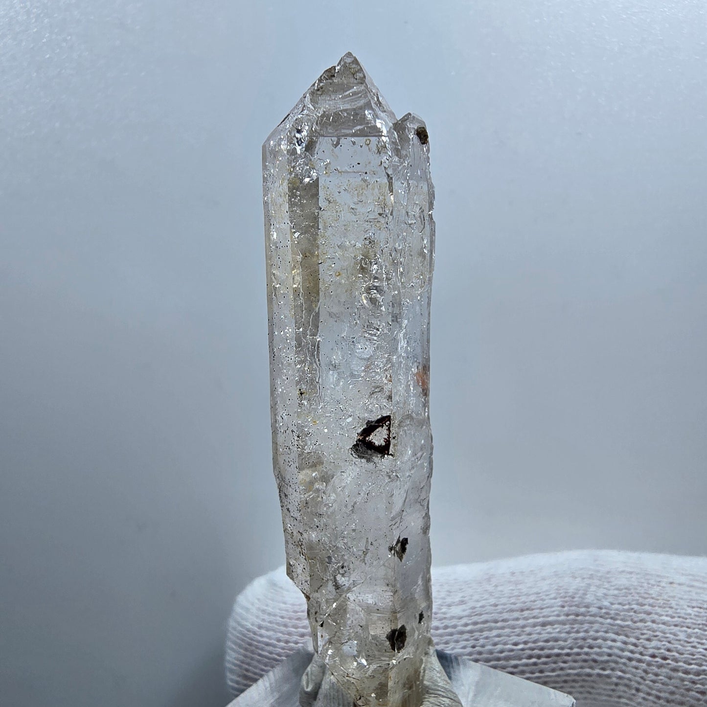 Phantom Smoky Quartz Skeleton Scepter Valentine Pocket Goboboseb Namibia 61*15*12mm
