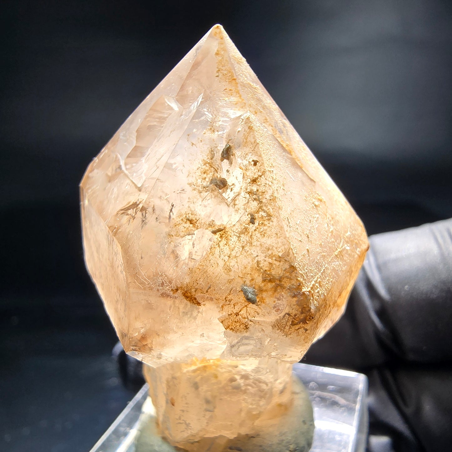 Schöne Phantom Rauchquarz Zepter Spitze Erongo, Namibia 44*31*26mm Sammlung