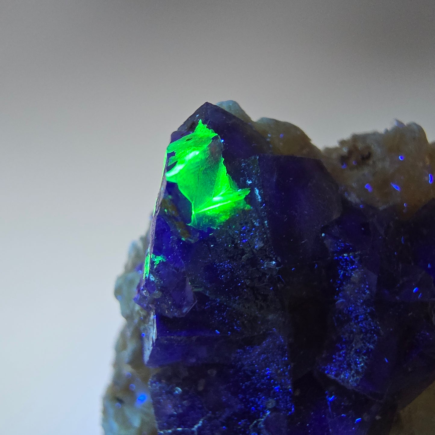 Colorful Phantom Fluorite Cubes Schorl Tourmaline Muscovite Erongo, Namibia 53*45*21mm