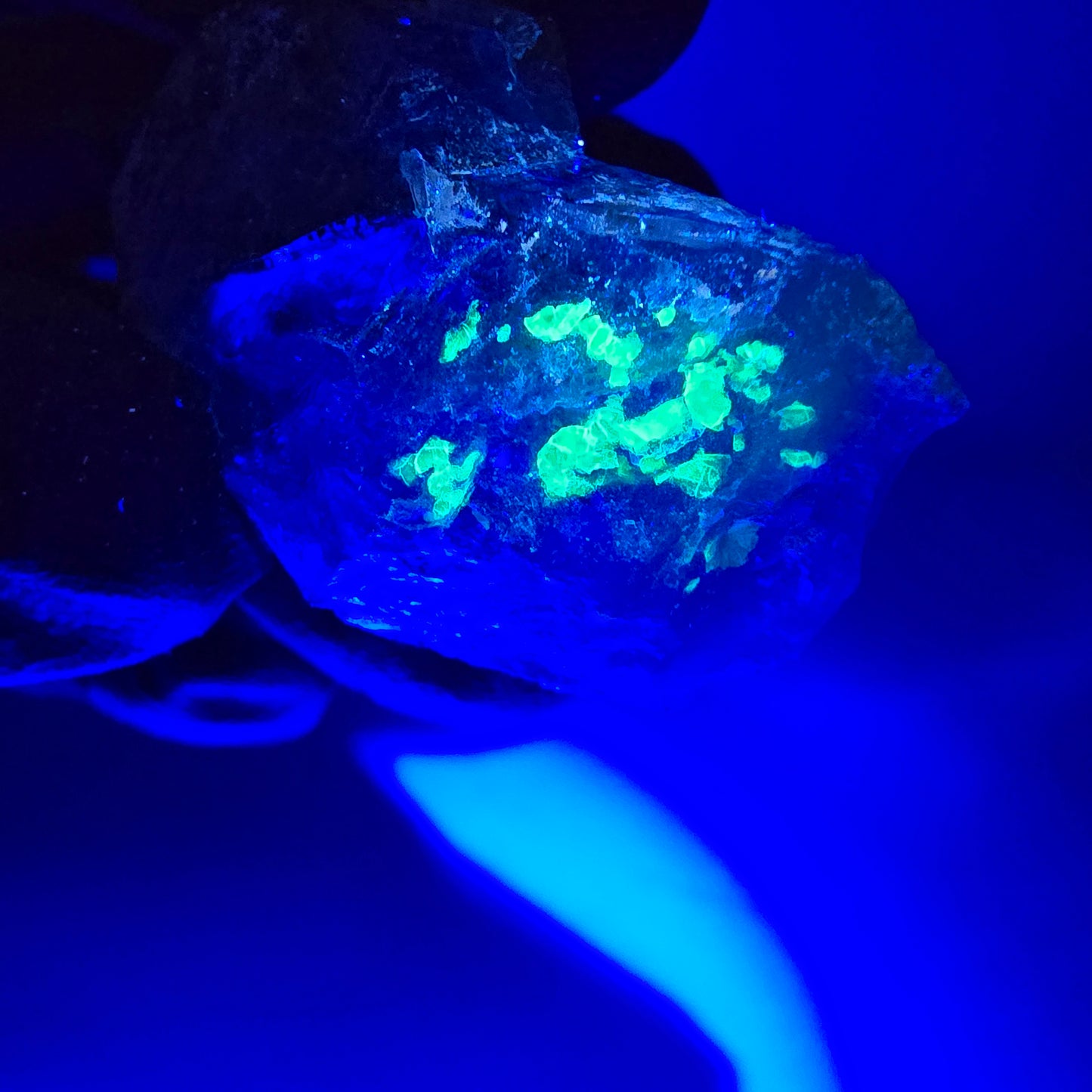 Schöne Phantom Rauchquarz Zepter Hyalit Spitze Erongo, Namibia 39*24*15mm