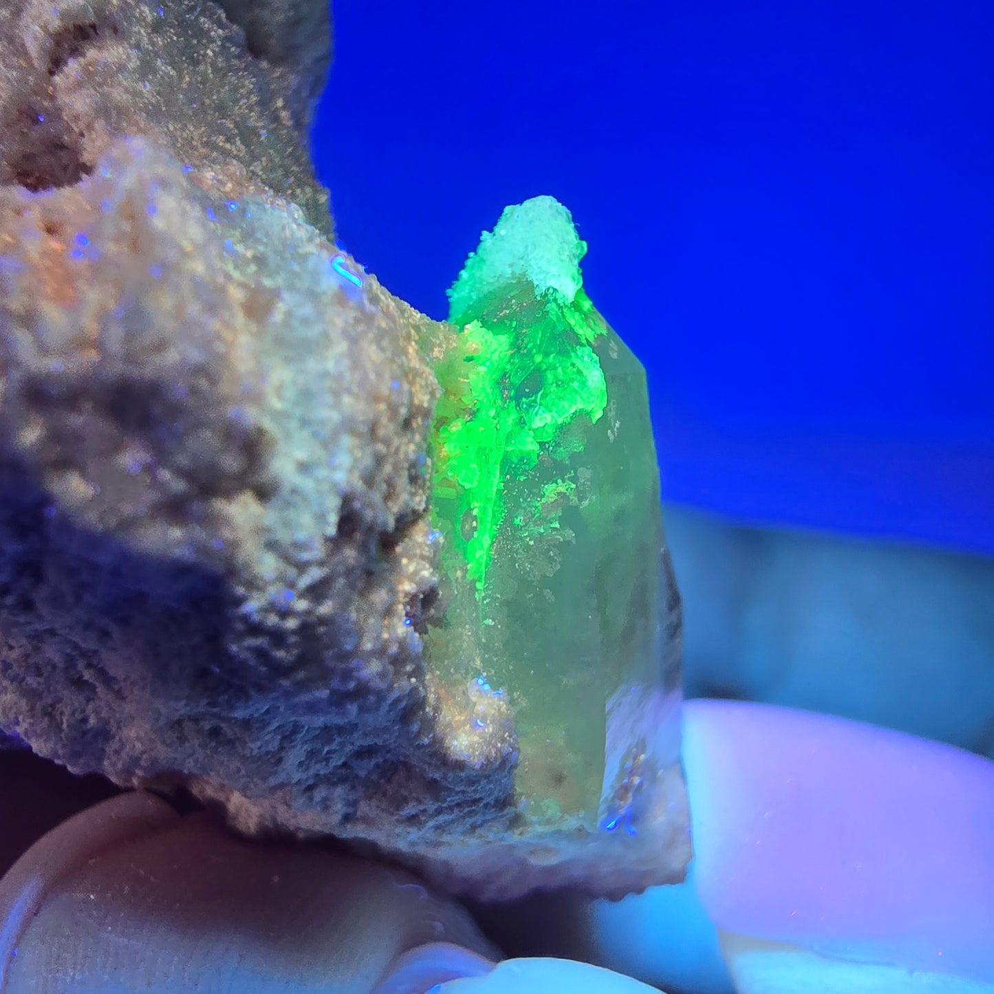 Phantom Fluorit Würfel rot lila, Rauchquarz, Hyalit, Orthoklas Erongo, Namibia 53*47*37mm