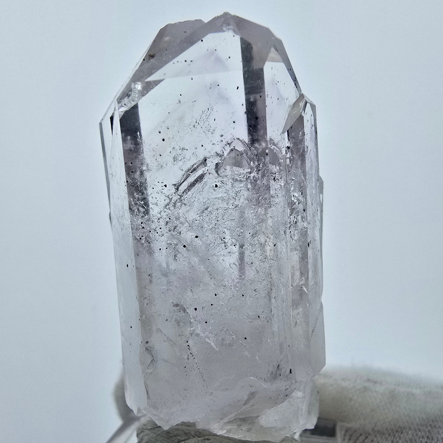 Phantom Amethyst DT Hämatit Quarz Streep Mine Goboboseb Namibia 50*22*20mm