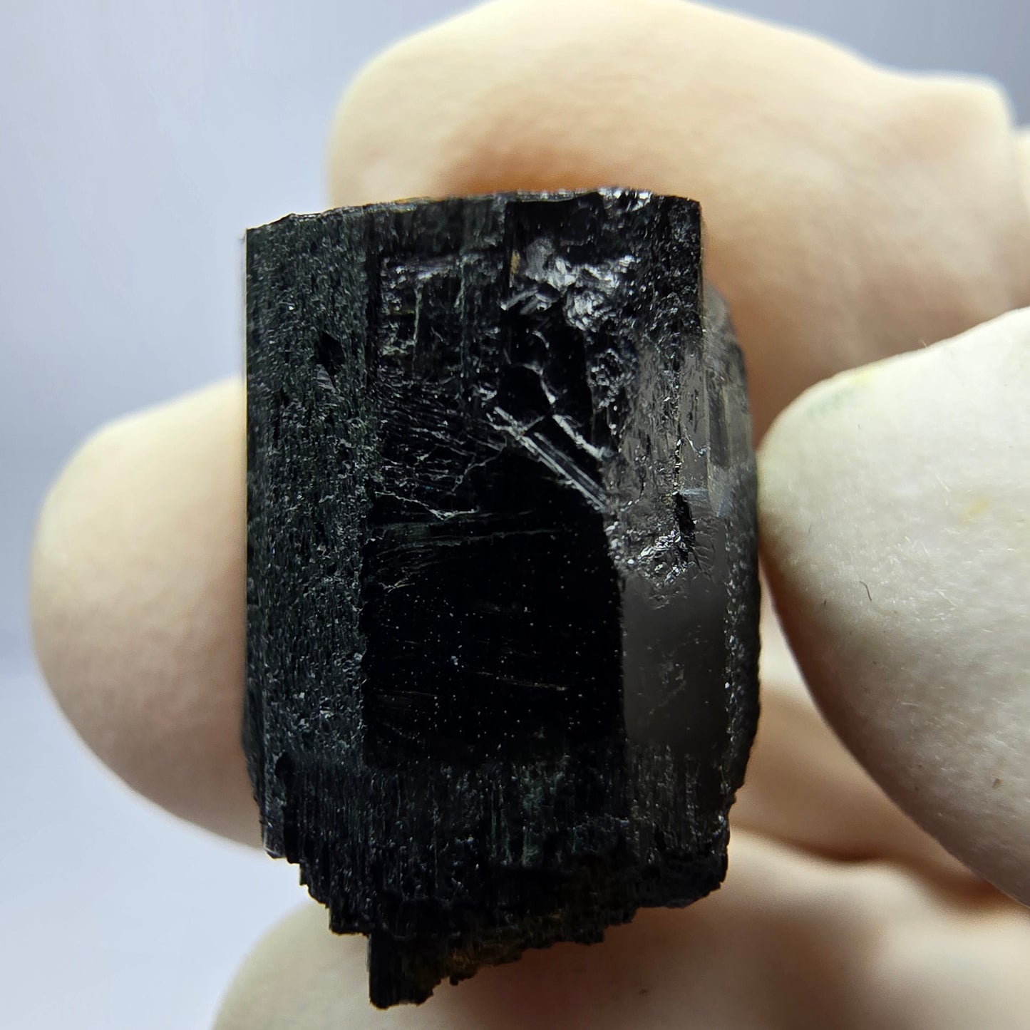 Schöne Schörl Turmalin Stufe schwarz Erongo, Namibia 16*14*12mm Sammlung