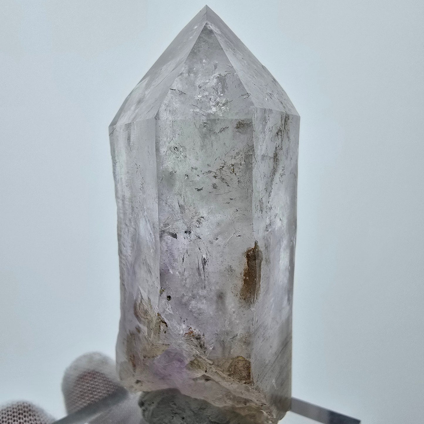 Großer Phantom Amethyst Kristall Streep Mine Goboboseb Namibia 81*32*31mm